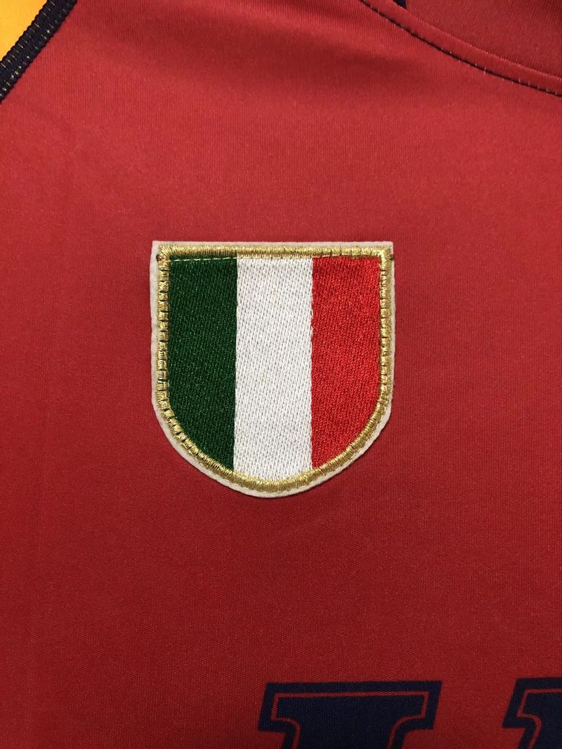 AS Roma 2000–2001 Retro Home Jersey – De Rossi #27