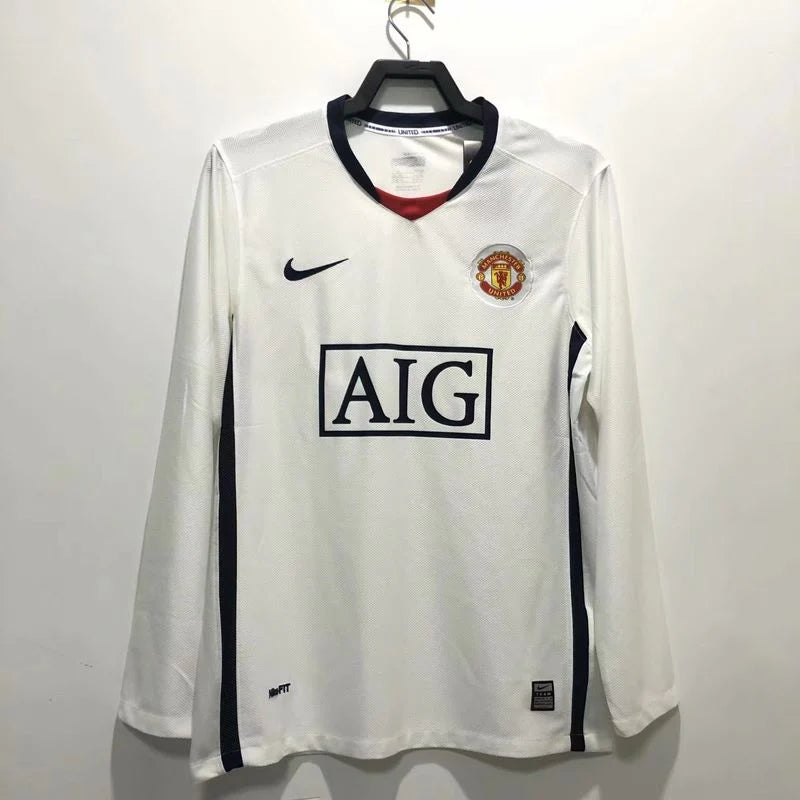 Manchester United 2008-2009 Retro Away Long Sleeve Jersey #11 Giggs Personalized PL Rare