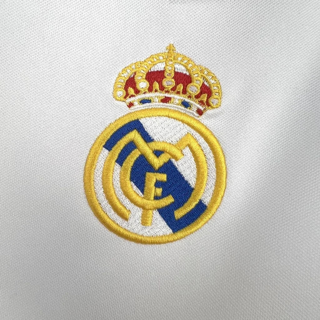 2002/03 Real Madrid Retro Home Jersey UCL Patch Personalized