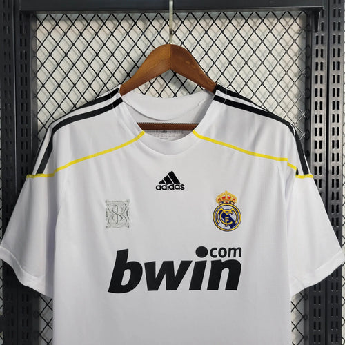 2009/10 Real Madrid Retro Home Jersey UCL & La Liga Patch Personalized