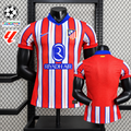 Atlético Madrid 2024-25 Home Jersey – Custom Name & Number | Short Sleeve | S–2XL