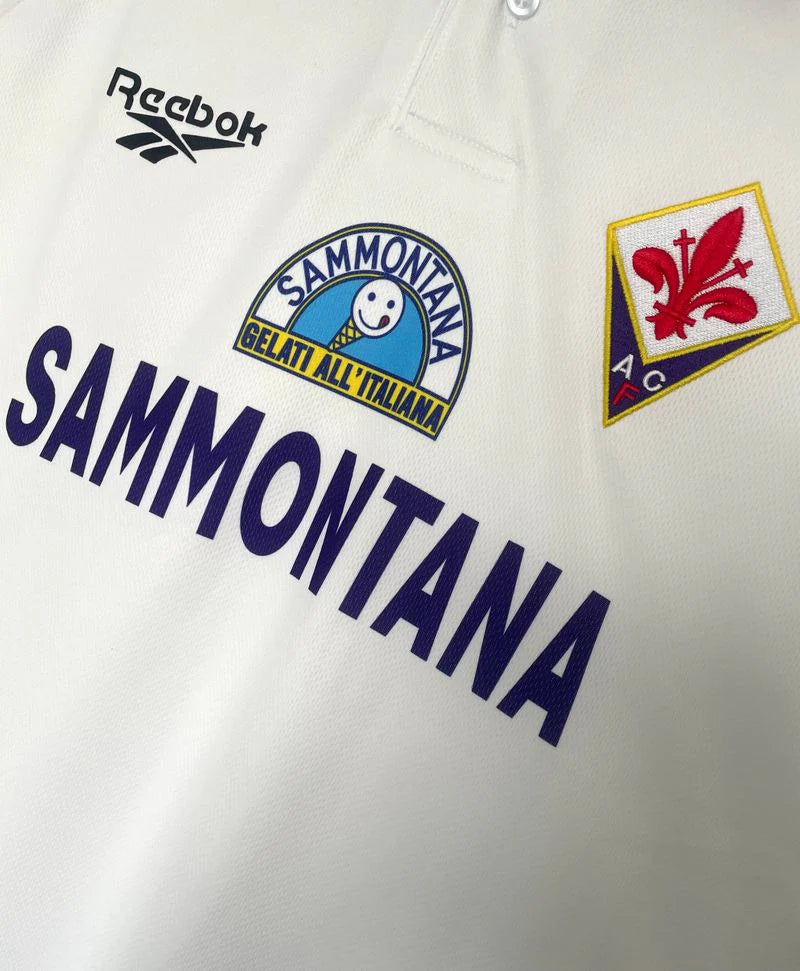 Retro Fiorentina 1995-96 Away Jersey Short Sleeve #9 Batistuta