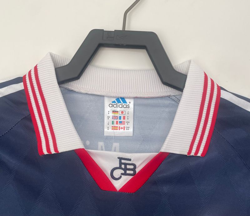 Bayern Munich 1997-1999 Retro Home Long Sleeve Jersey #10 Matthaus Personalized Rare Collector