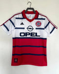 Bayern Munich 1999-2000 Retro Away Short Sleeve Jersey Personalized Rare Collector Elber Effenberg Kahn