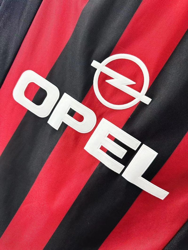 Retro AC Milan 1998-99 Home Jersey #3 Maldini