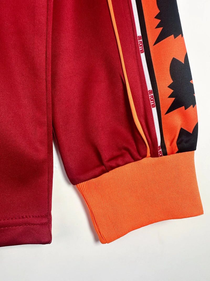Retro AS Roma 1998-99 Home Jersey Long Sleeve #10 Totti