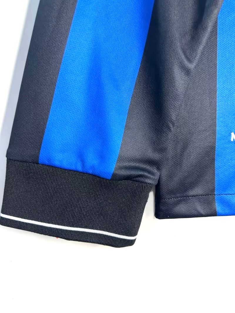 Inter Milan 2010 UCL Final Long Sleeve Jersey #9 Eto'o UCL Patch Personalized Rare Treble Bernabeu