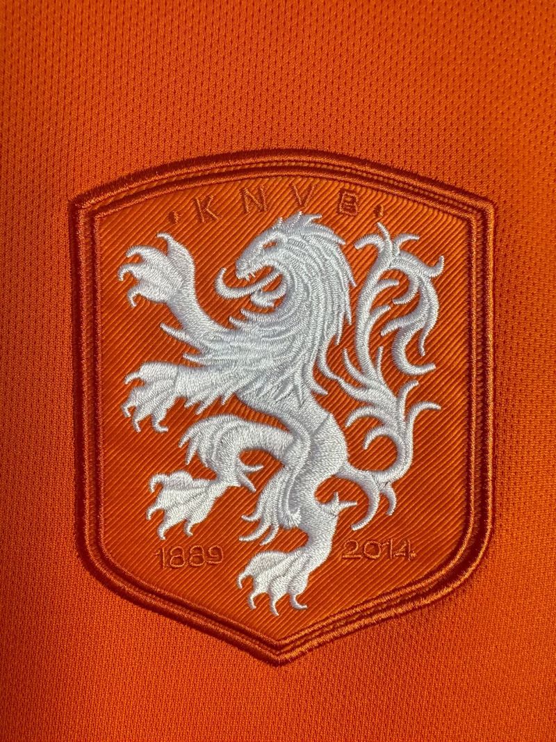 Netherlands 2014 Home Retro Jersey Sneijder #10