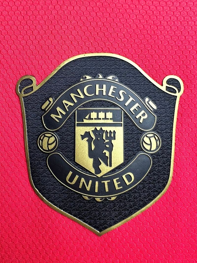 Manchester United 2019-2020 Retro Home Long Sleeve Jersey Personalized UEL PL Patch Rare