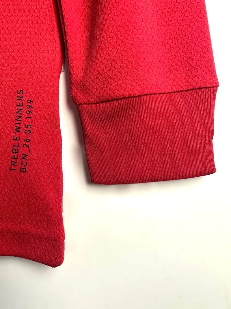 Manchester United 2019-2020 Retro Home Long Sleeve Jersey Personalized UEL PL Patch Rare