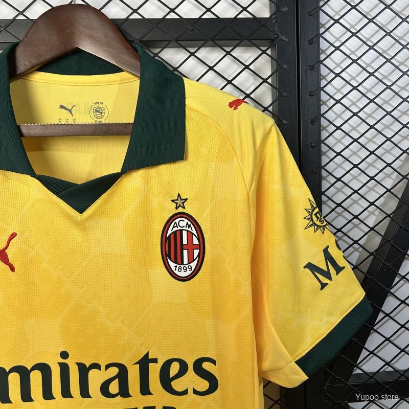 AC Milan 2025-26 Third Jersey – Custom Name & Number | Fan Shirt | S–2XL