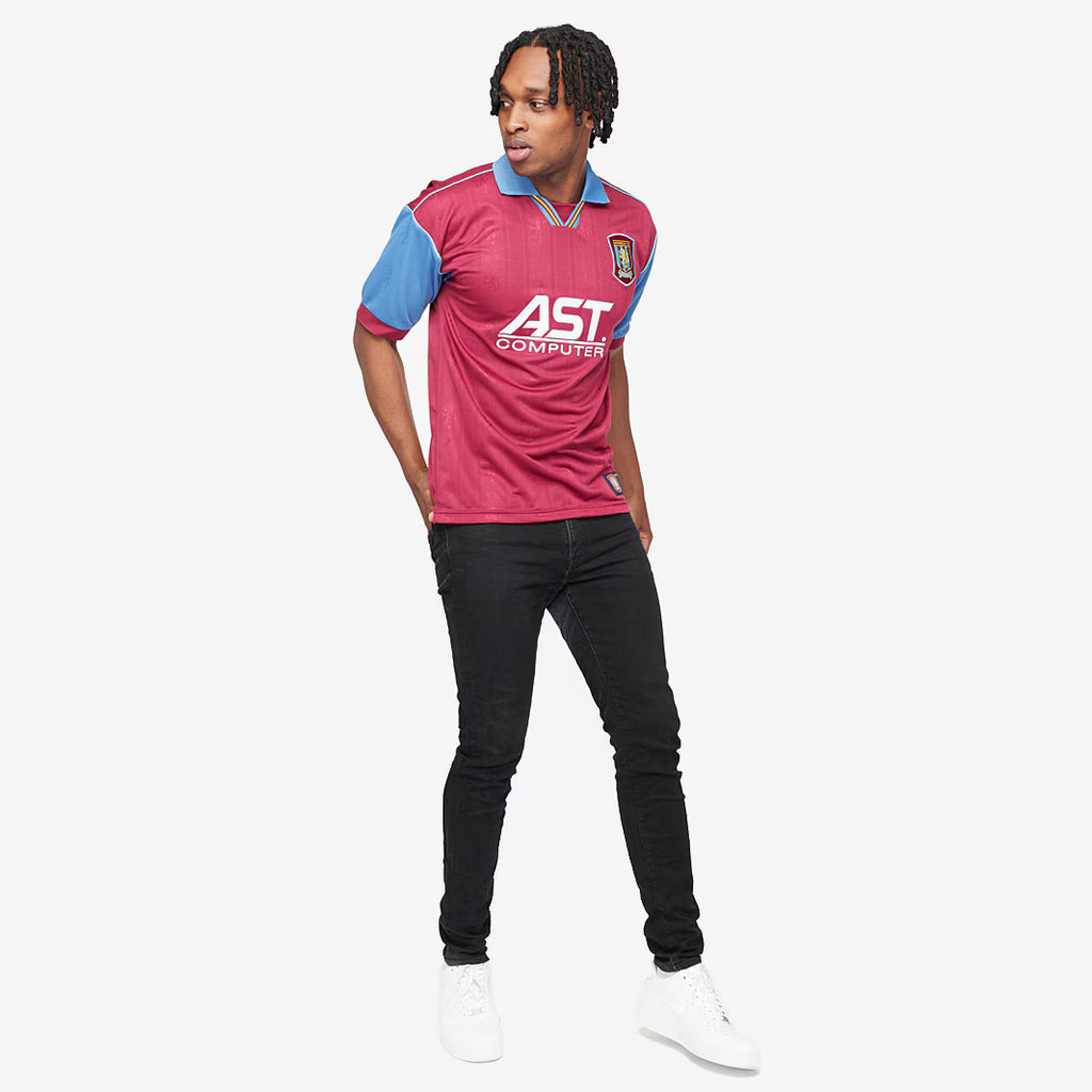 Retro Aston Villa 1995-97 Home Jersey #18 Yorke