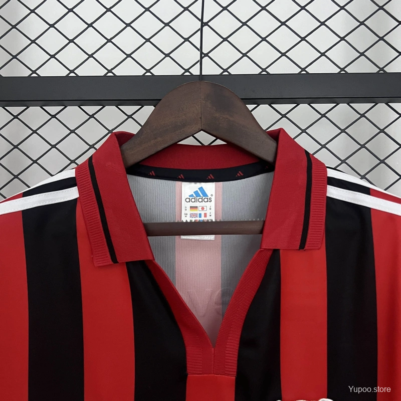 Bayer Leverkusen 2001-02 Retro Home Jersey | UCL & Bundesliga Patch