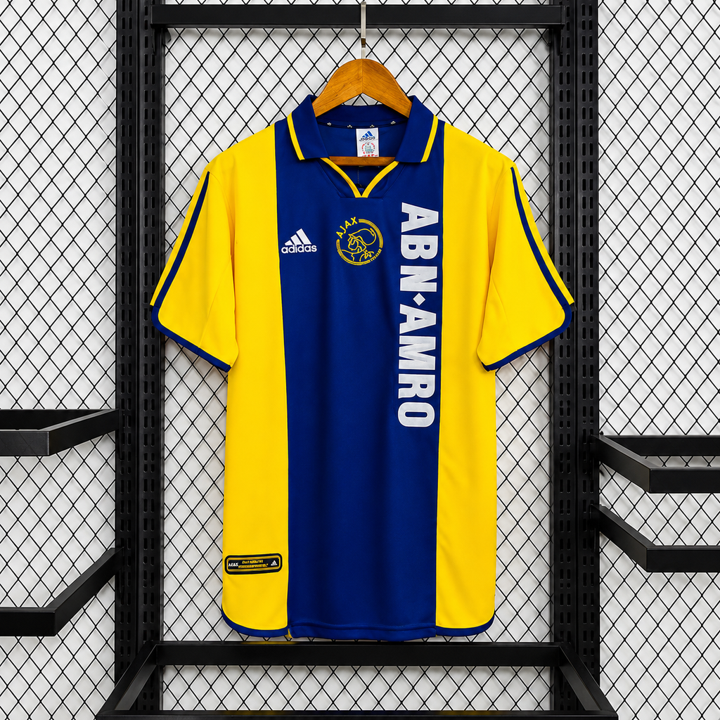 Retro Ajax 2000-01 Away Jersey Short Sleeve Custom