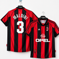 Retro AC Milan 1998-99 Home Jersey #3 Maldini