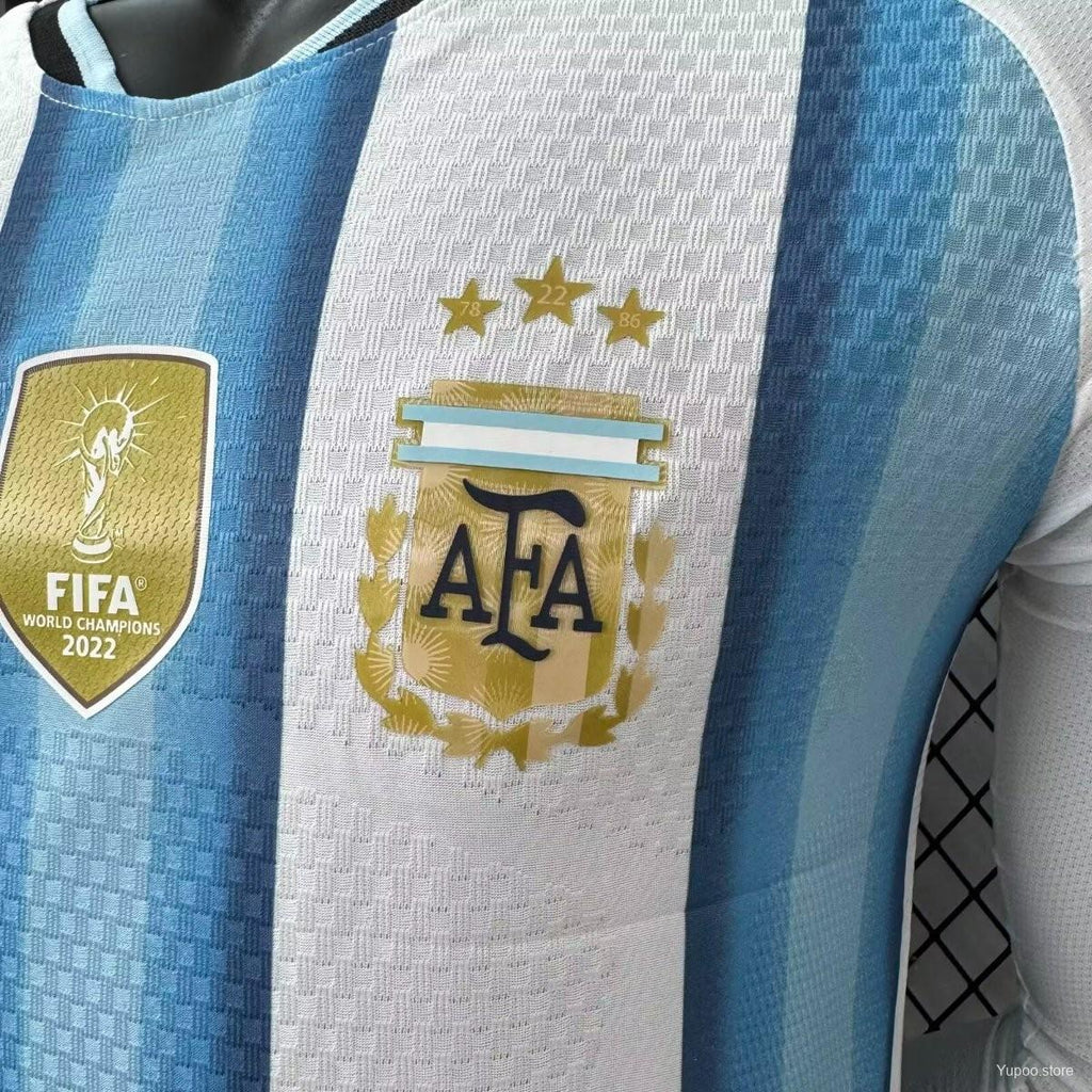 Argentina 25-26 Home Long Sleeve Pro Messi #10
