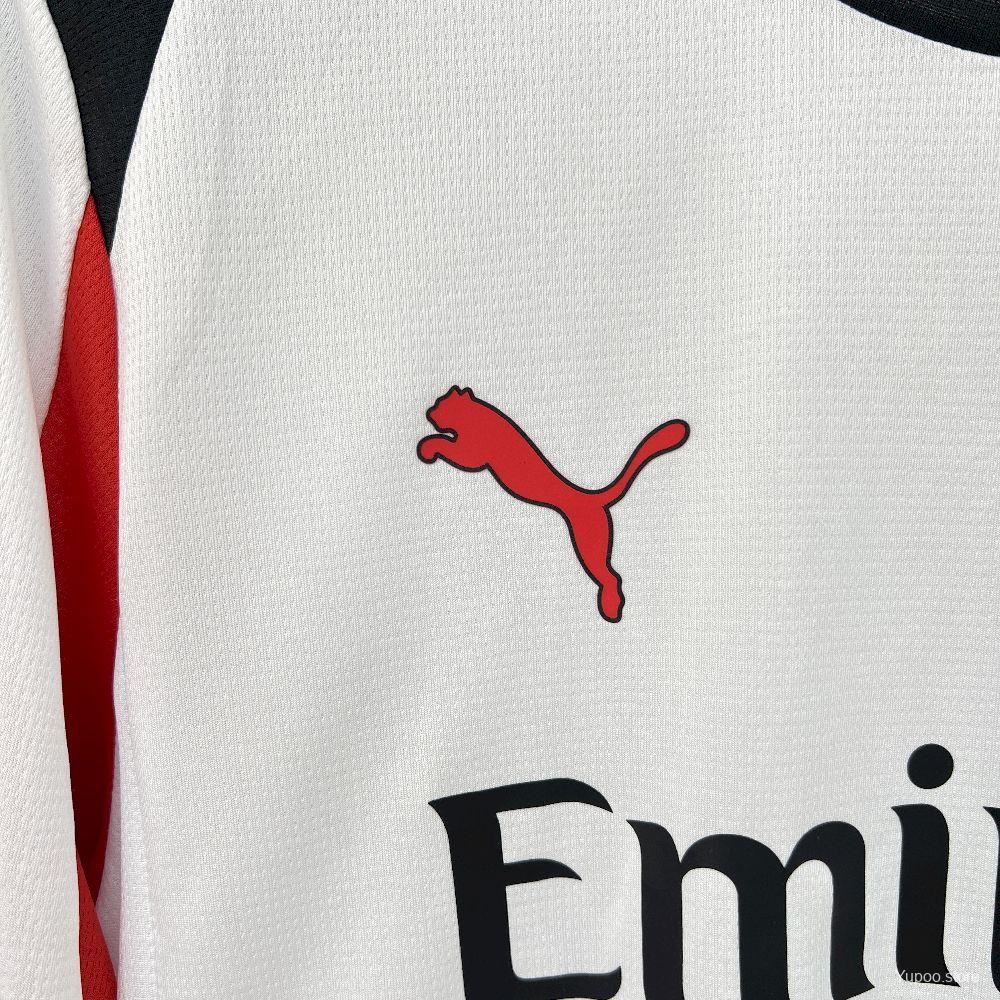 AC Milan 2025-26 Away Jersey – Custom Name & Number | Long Sleeve | S–2XL