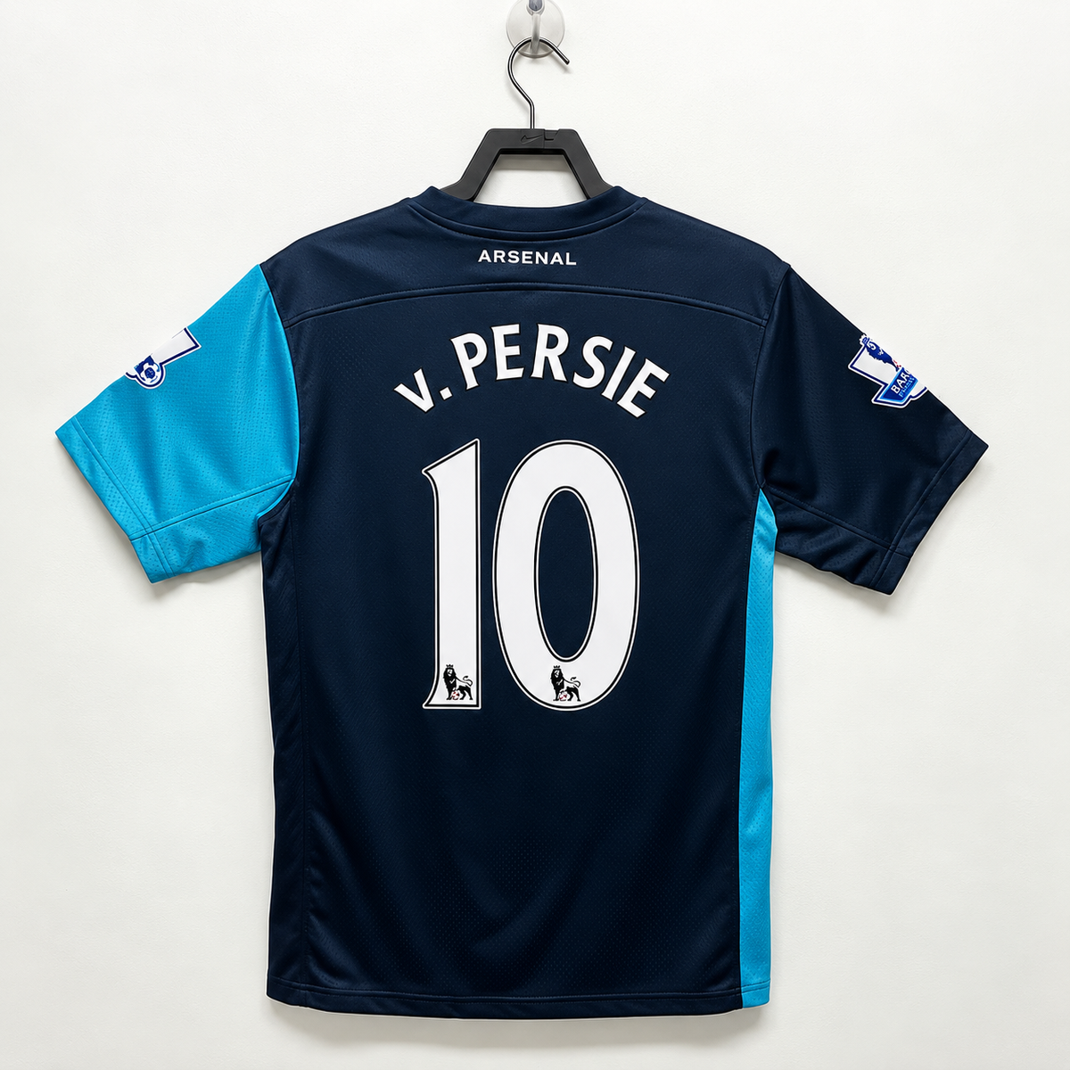 Arsenal FC 2011-2012 Retro Third Jersey | Robin van Persie #10 Men's Soccer Shirt - Short Sleeve 125th Anniversary Edition with Optional Premier League Patches