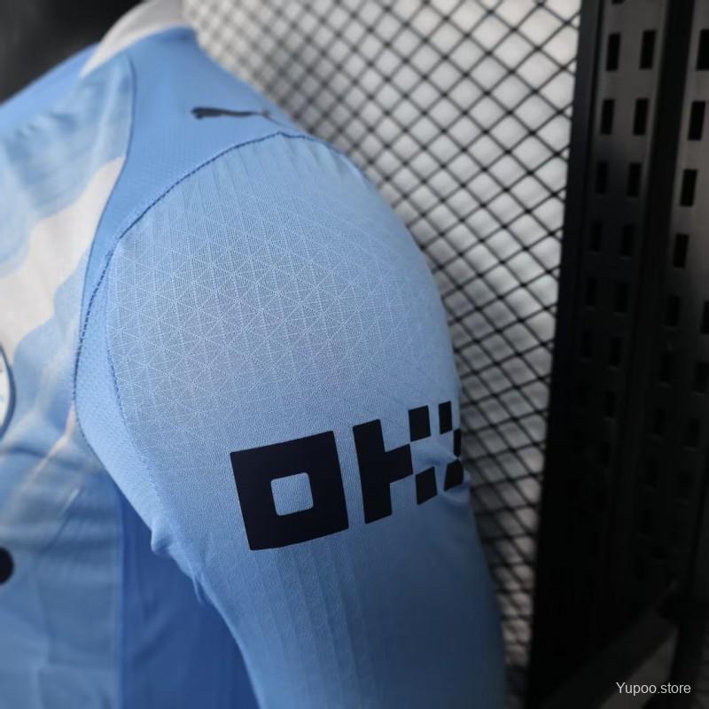 Man City 25-26 Home Long Sleeve Haaland #9