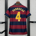Arsenal FC 2007-2008 Retro Away Jersey | Cesc Fàbregas #4 Men's Soccer Shirt - Short Sleeve White Edition with Optional Premier League Patches