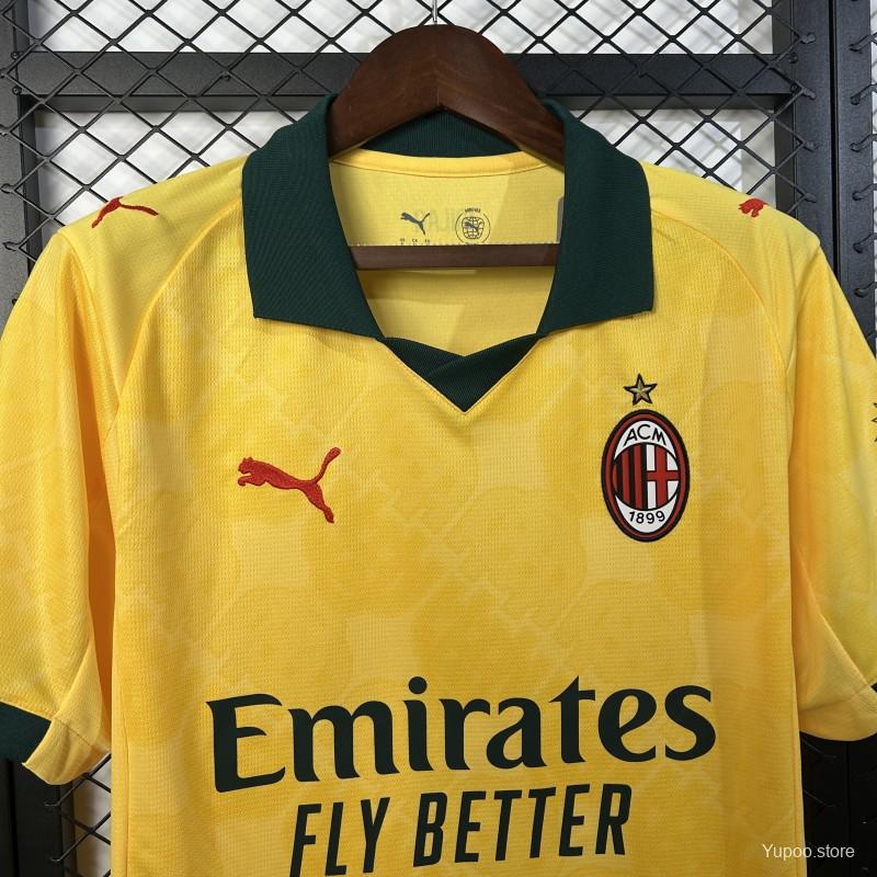 AC Milan 2025-26 Third Jersey – Custom Name & Number | Fan Shirt | S–2XL