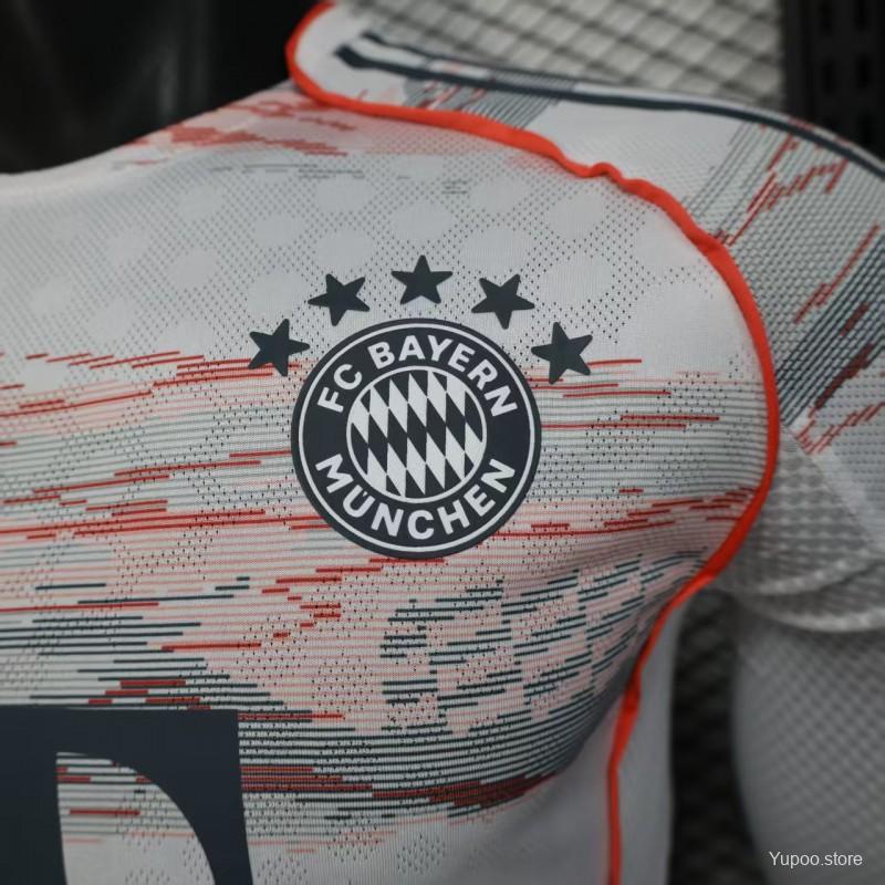 Bayern Munich 2025–2026 Away Long Sleeve Player Jersey