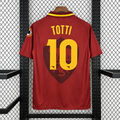 Retro AS Roma 1997-98 Home Jersey Short Sleeve #10 Totti