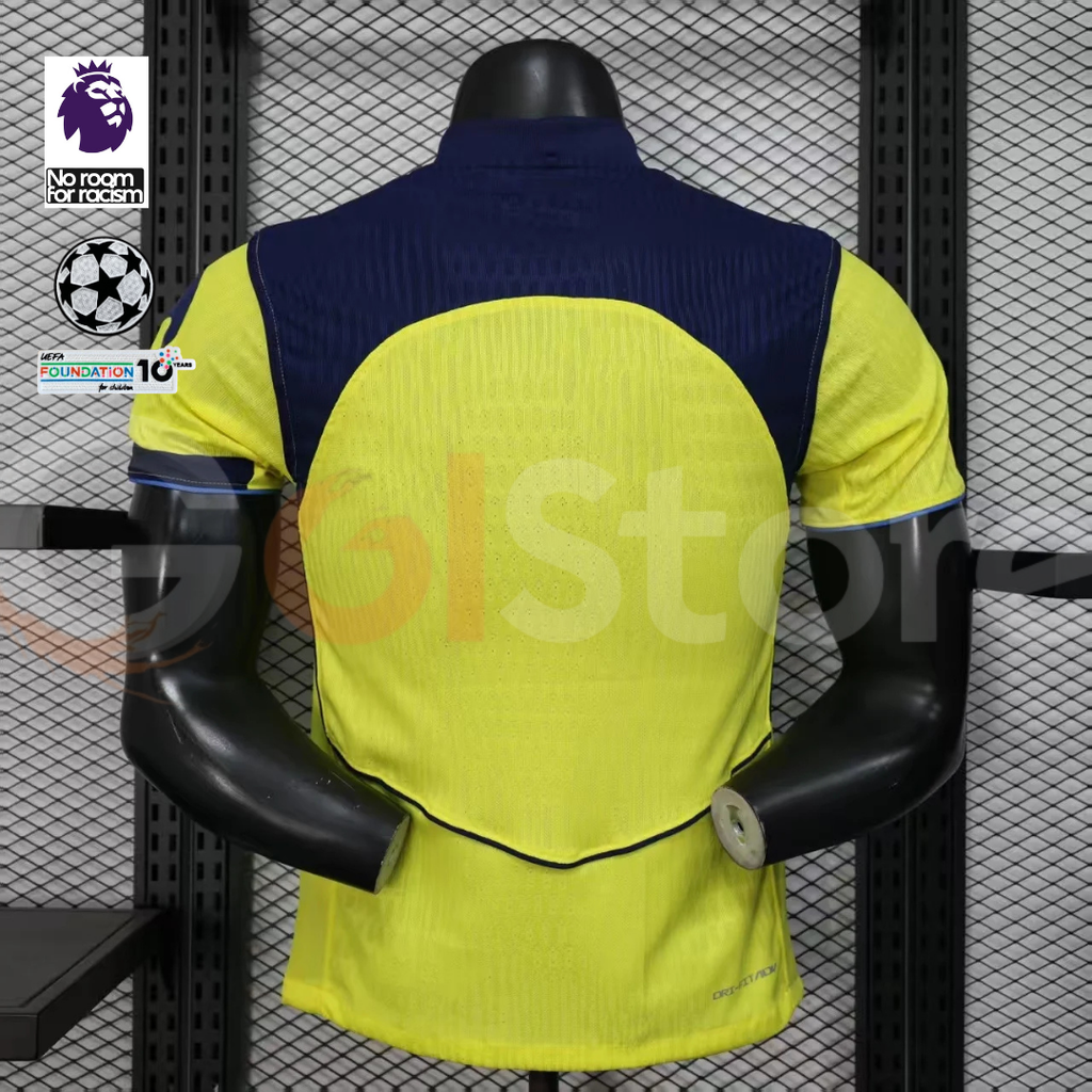 Tottenham Hotspur 2025-2026 Third Jersey Player Version Short Sleeve UCL Premier League Patch Personalized