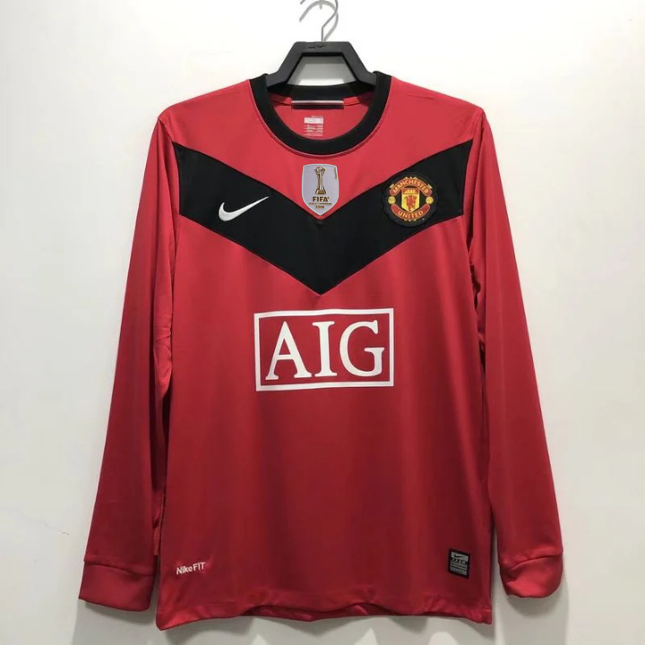 Manchester United 2010 Retro Home Long Sleeve Jersey #7 Owen Personalized PL Rare