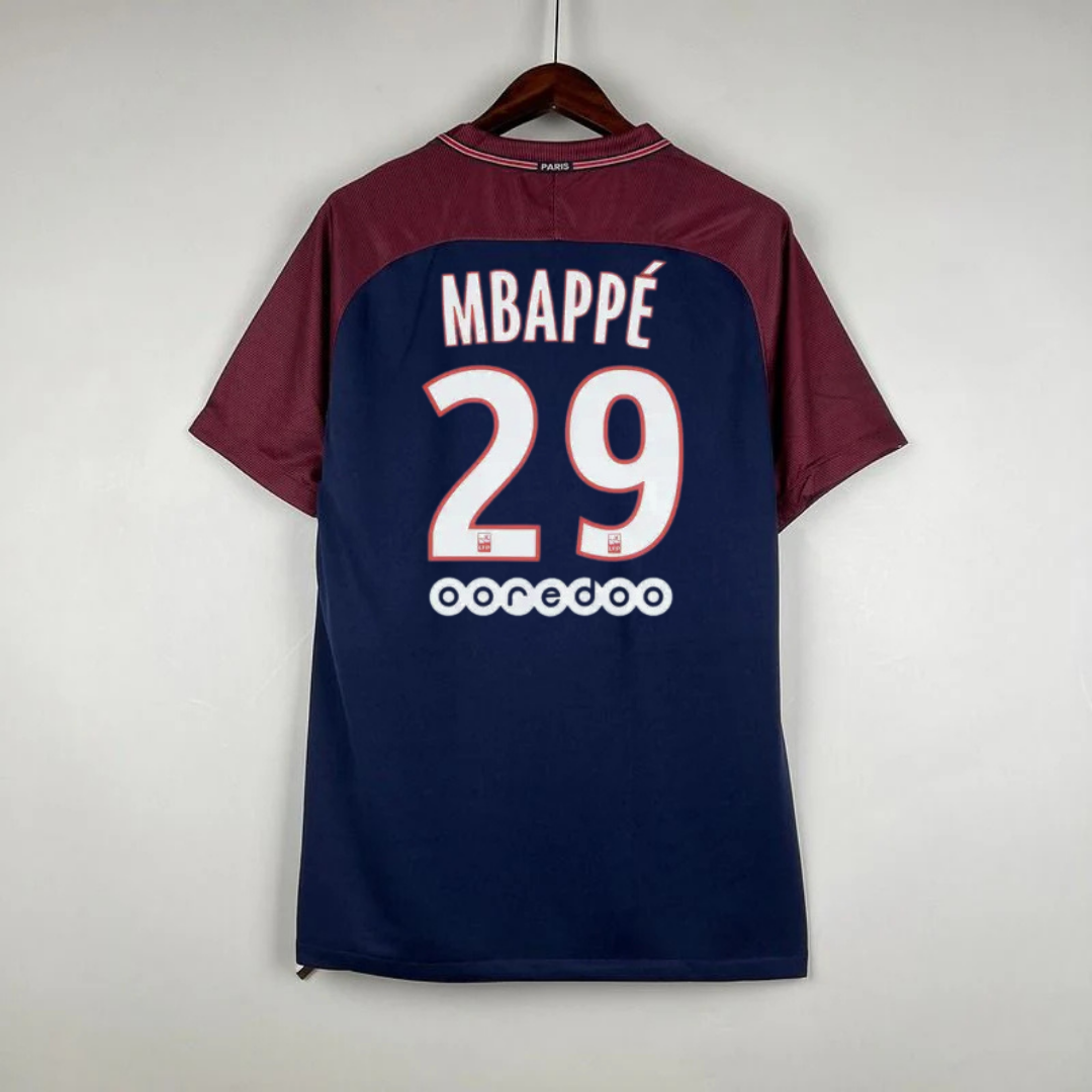 PSG 2017-18 Away Retro Jersey Mbappe #29