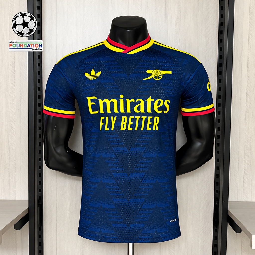 Arsenal FC 2026-27 Away Player Version Jersey | Ødegaard #8 | UCL Patch | Sizes S–3XL