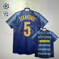 Inter Milan 2004-2005 Retro Third Away Short Sleeve Jersey #5 Stankovic Serie A UCL Patch Personalized Rare