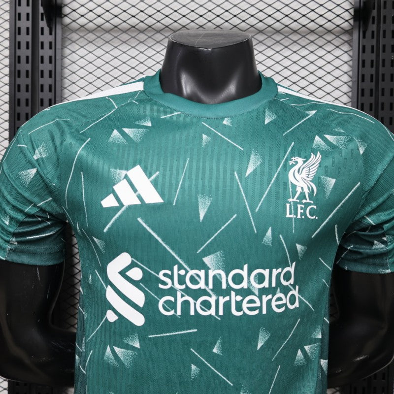 2026-2027 Liverpool Player Version Goalkeeper Short Sleeve Jersey Personalized PL UCL Patch