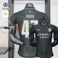 Man City 25-26 Black Away Player Jersey Foden #47