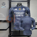 2025/26 Real Madrid Player Version Third Long Sleeve Jersey UCL Patch Personalized