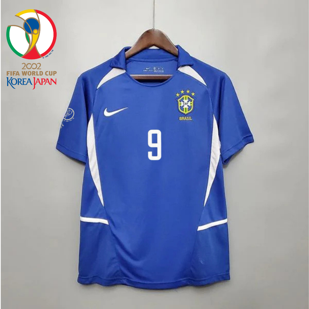 Brazil 2002 Retro Away Jersey – Ronaldo #9