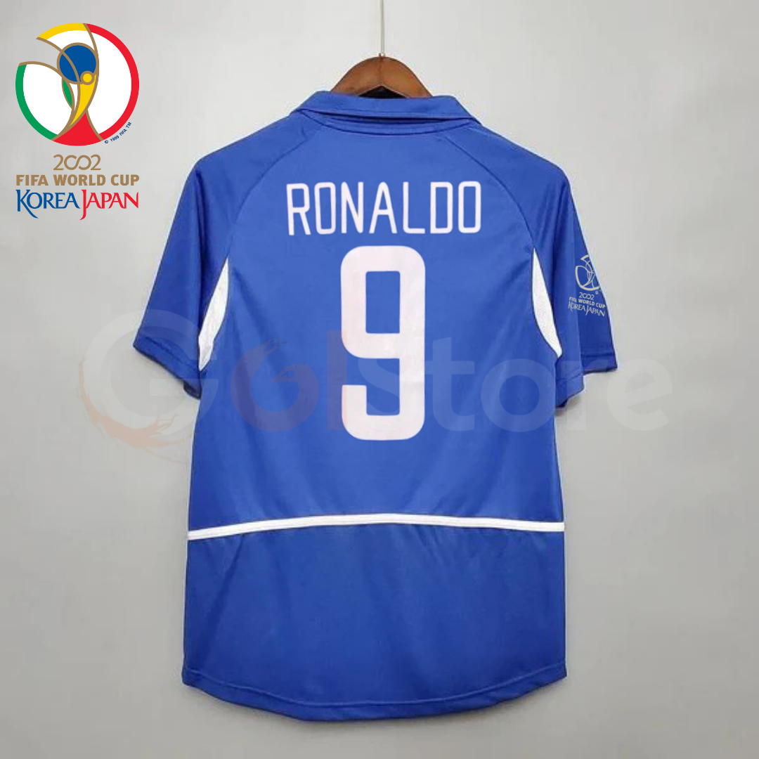 Brazil 2002 Retro Away Jersey – Ronaldo #9