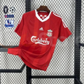 2008-2009 Liverpool Retro Red Home Short Sleeve Jersey Personalized PL UCL Patch