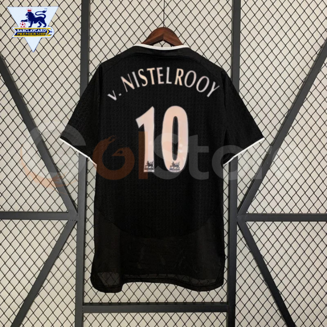 Manchester United 2003-2004 Retro Away Jersey #10 Van Nistelrooy Personalized PL Patch