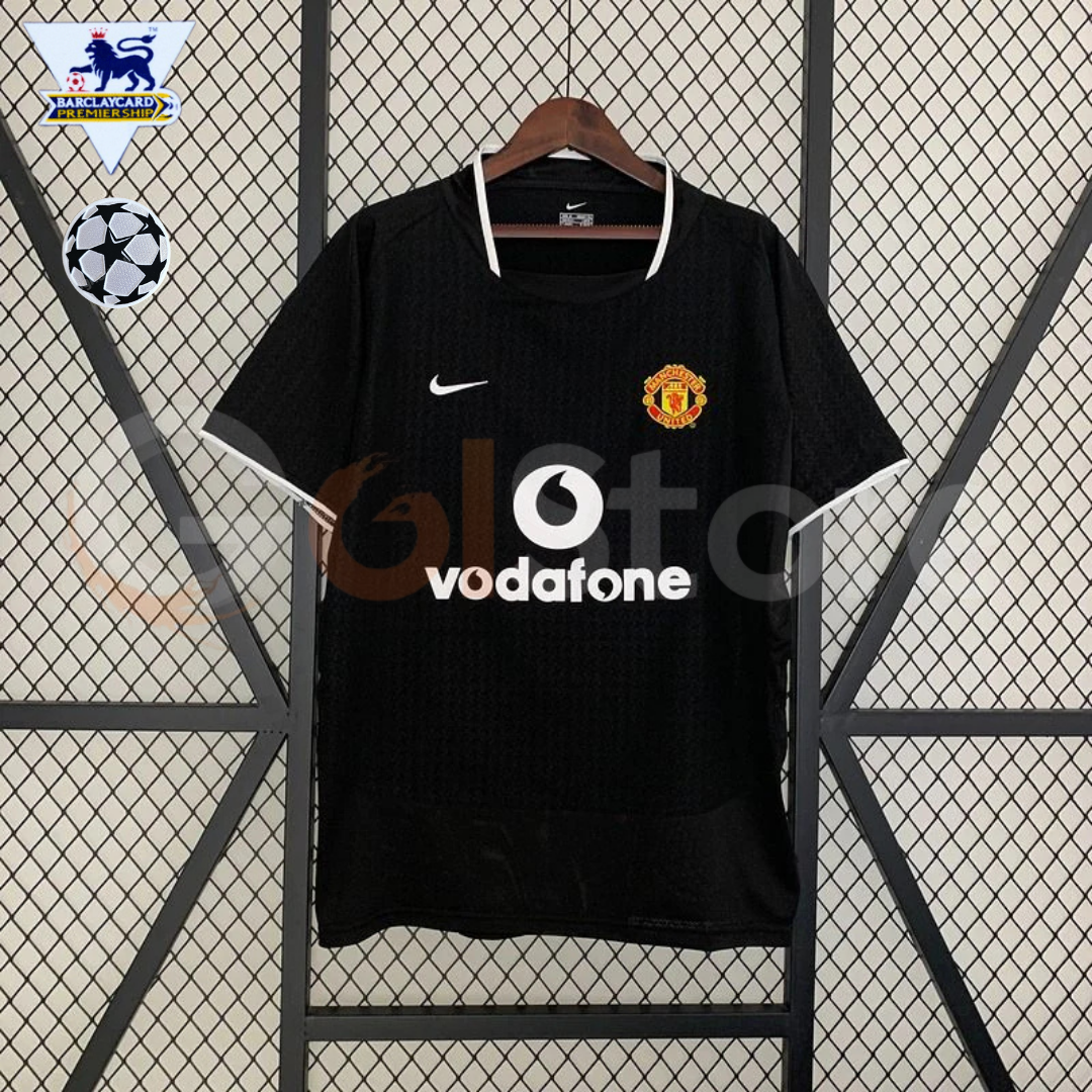 Manchester United 2003-2004 Retro Away Jersey Personalized PL UCL Patch