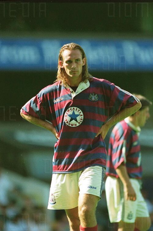 Newcastle 1995-96 Retro Away Jersey Ginola #14