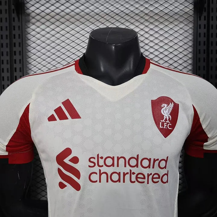 2025-2026 Liverpool Player Version Third Short Sleeve Jersey #11 Salah Personalized UCL Patch