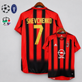 Retro AC Milan 2004-05 Home Jersey Short Sleeve #7 Shevchenko