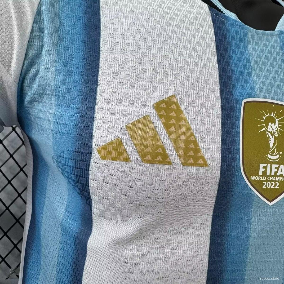 Argentina 25-26 Home Long Sleeve Pro Messi #10