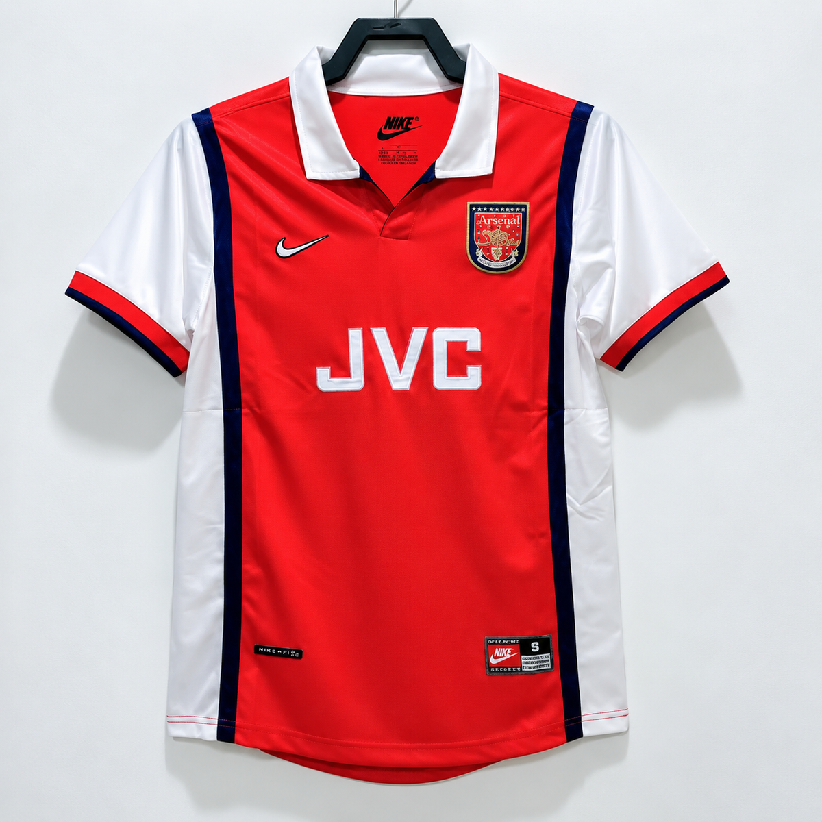 Arsenal FC 2003-2004 Retro Home Jersey | Ashley Cole #3 Men's Soccer Shirt - Short Sleeve "The Invincibles" Edition with Premier League Patches