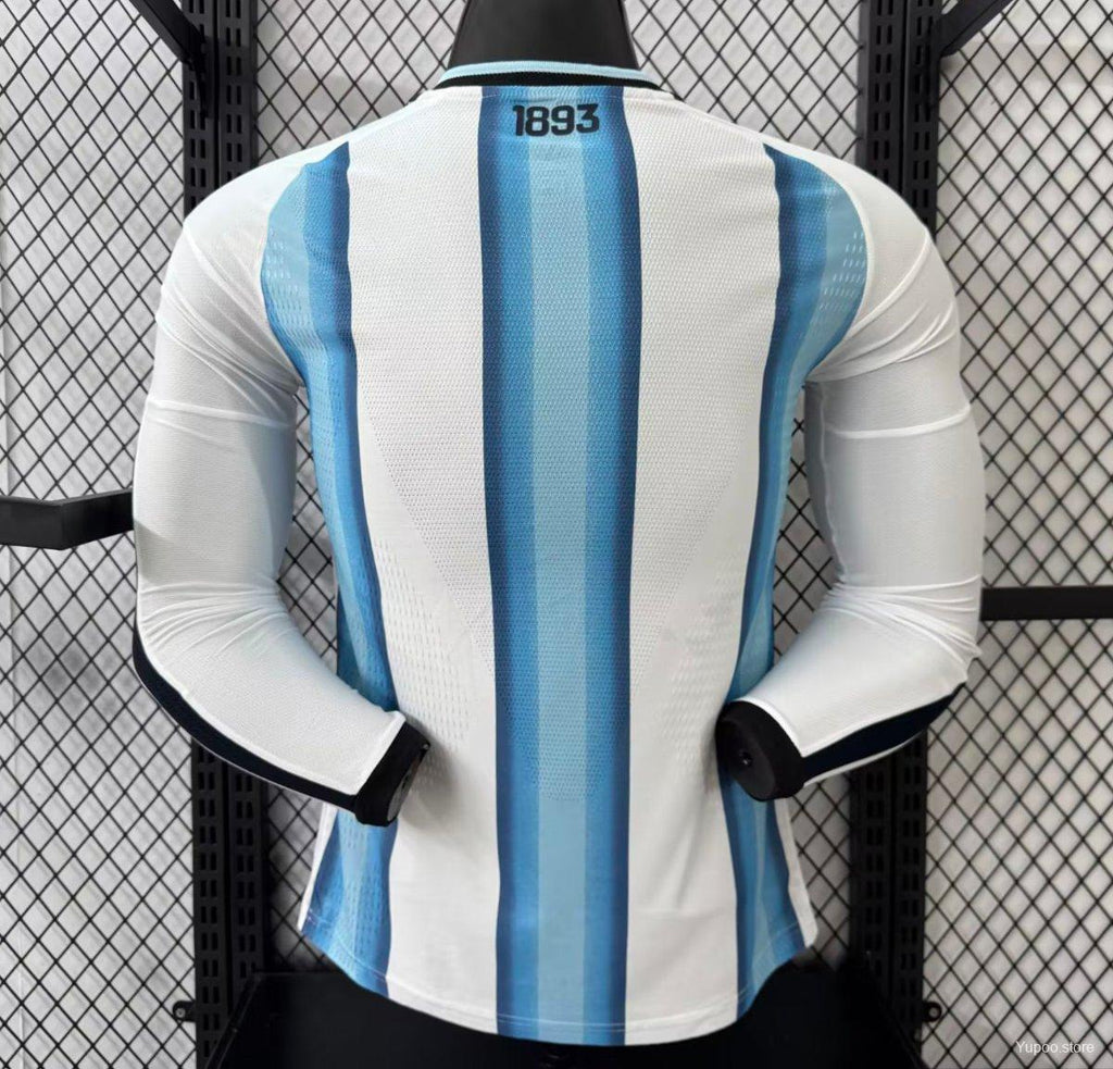 Argentina 25-26 Home Long Sleeve Pro Jersey