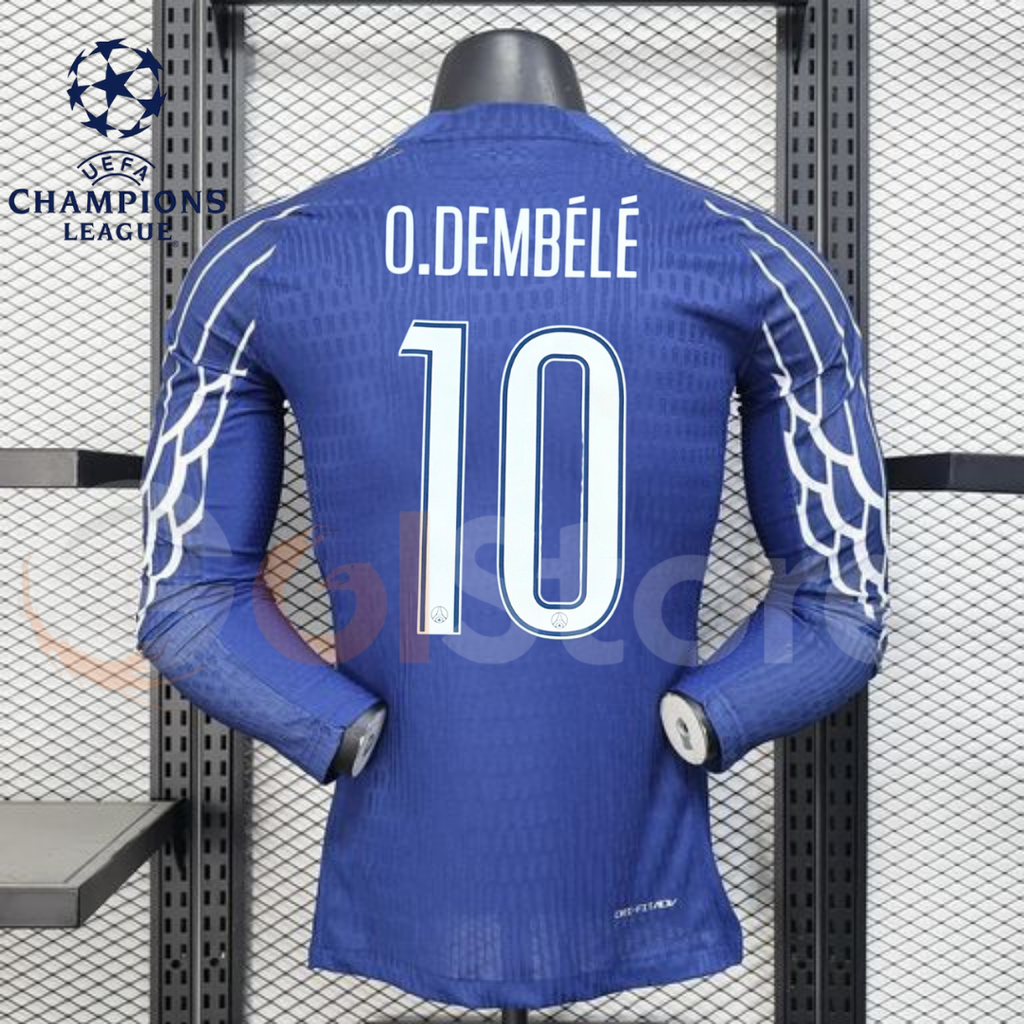 PSG 2025–2026 Third Long Sleeve Player Jersey – Dembélé #10