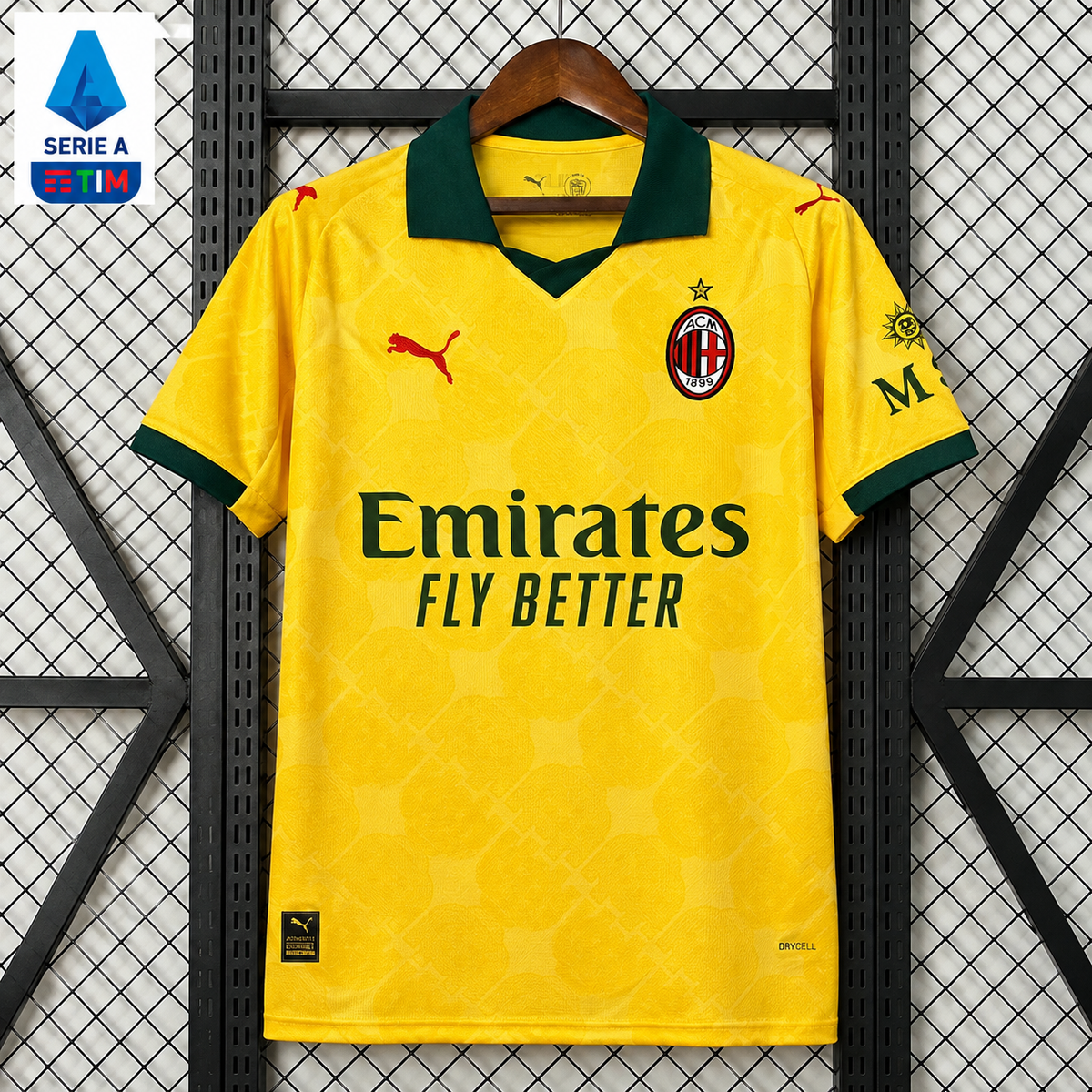 AC Milan 2025-26 Third Jersey – Custom Name & Number | Fan Shirt | S–2XL