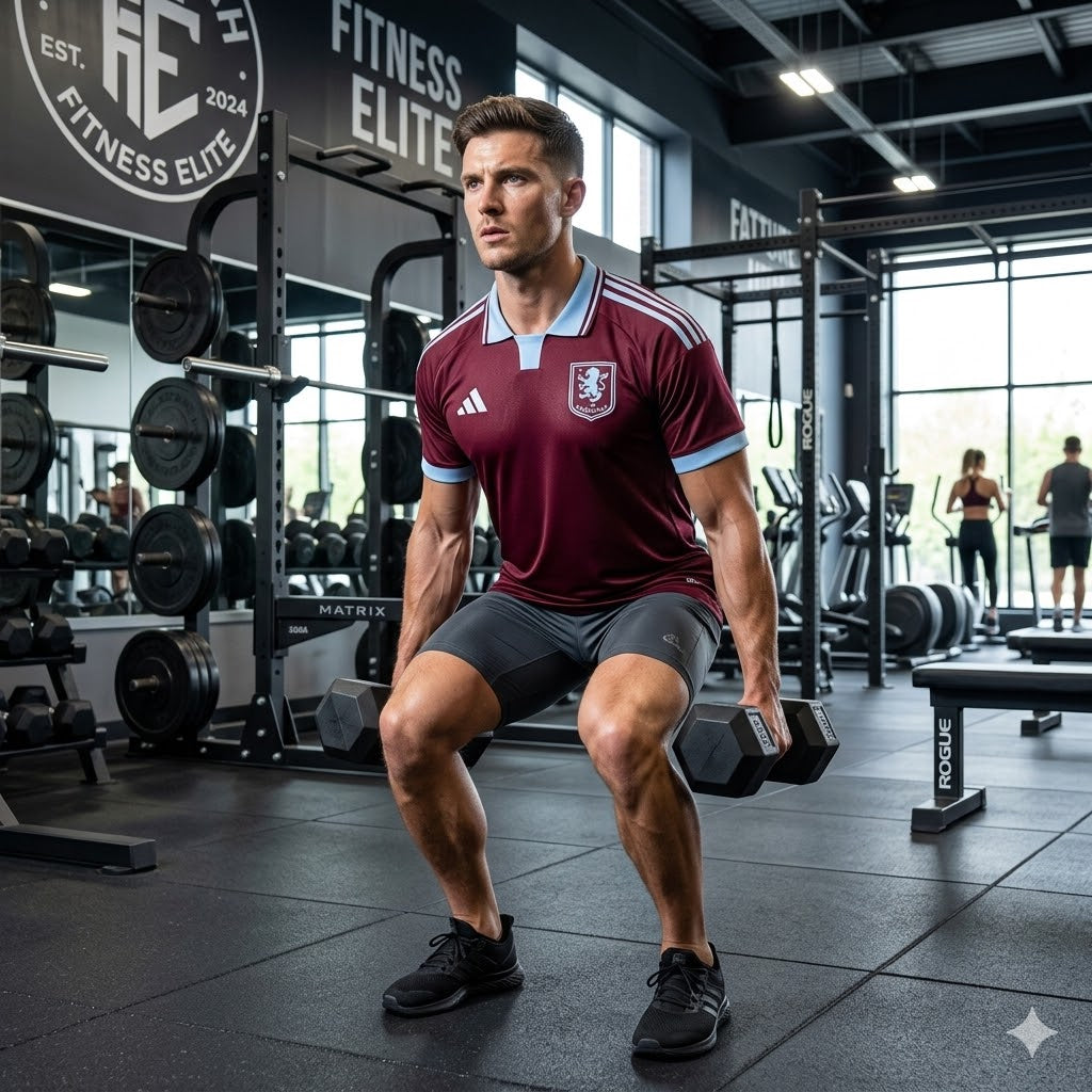 Maillot de foot domicile Aston Villa 26/27 – Maillot unisexe style fan S–3XL