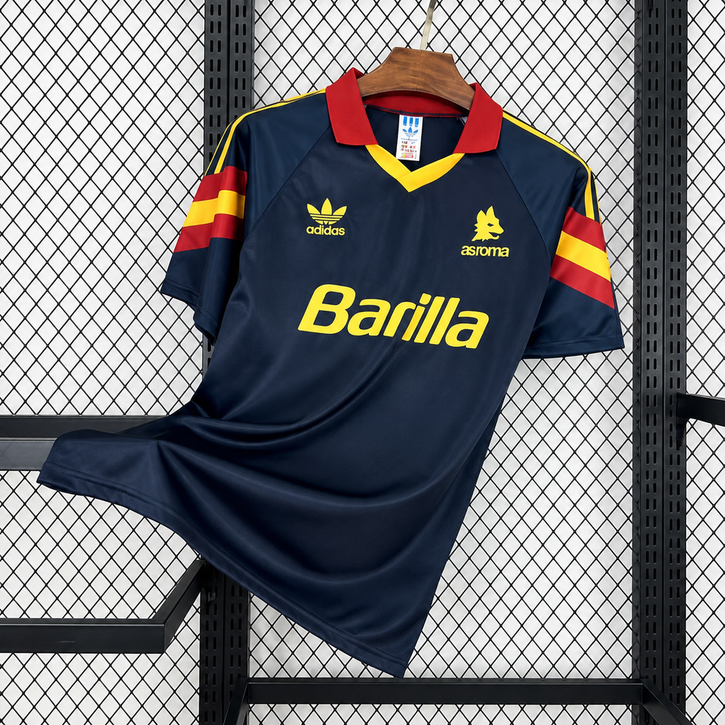 Retro AS Roma 1991-92 Third Away Jersey Short Sleeve